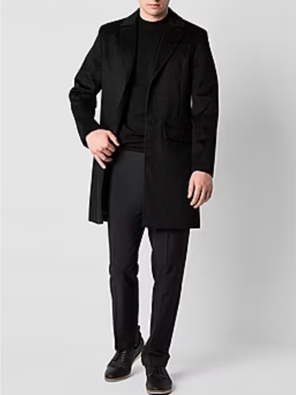 Water Resistant Mid Weight Wool Topcoat
